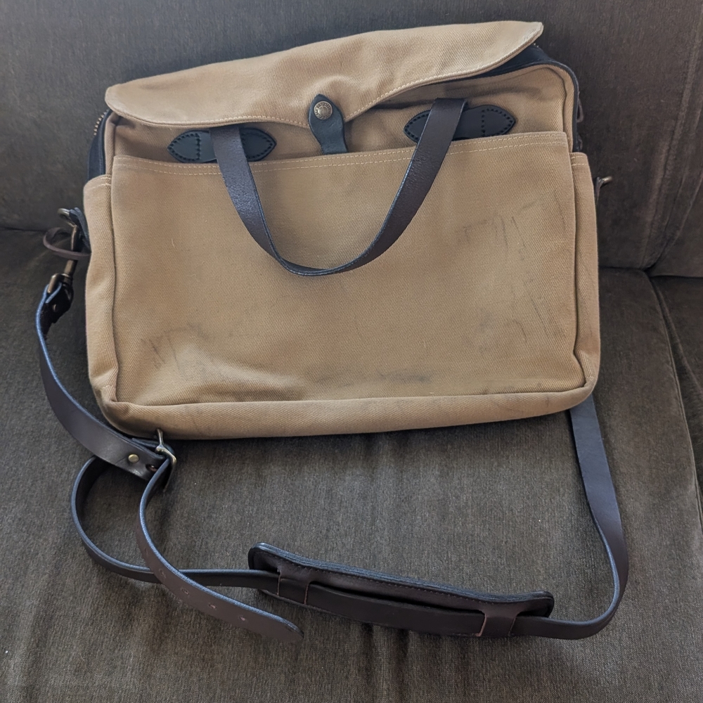 Tan Canvas Men's Bag